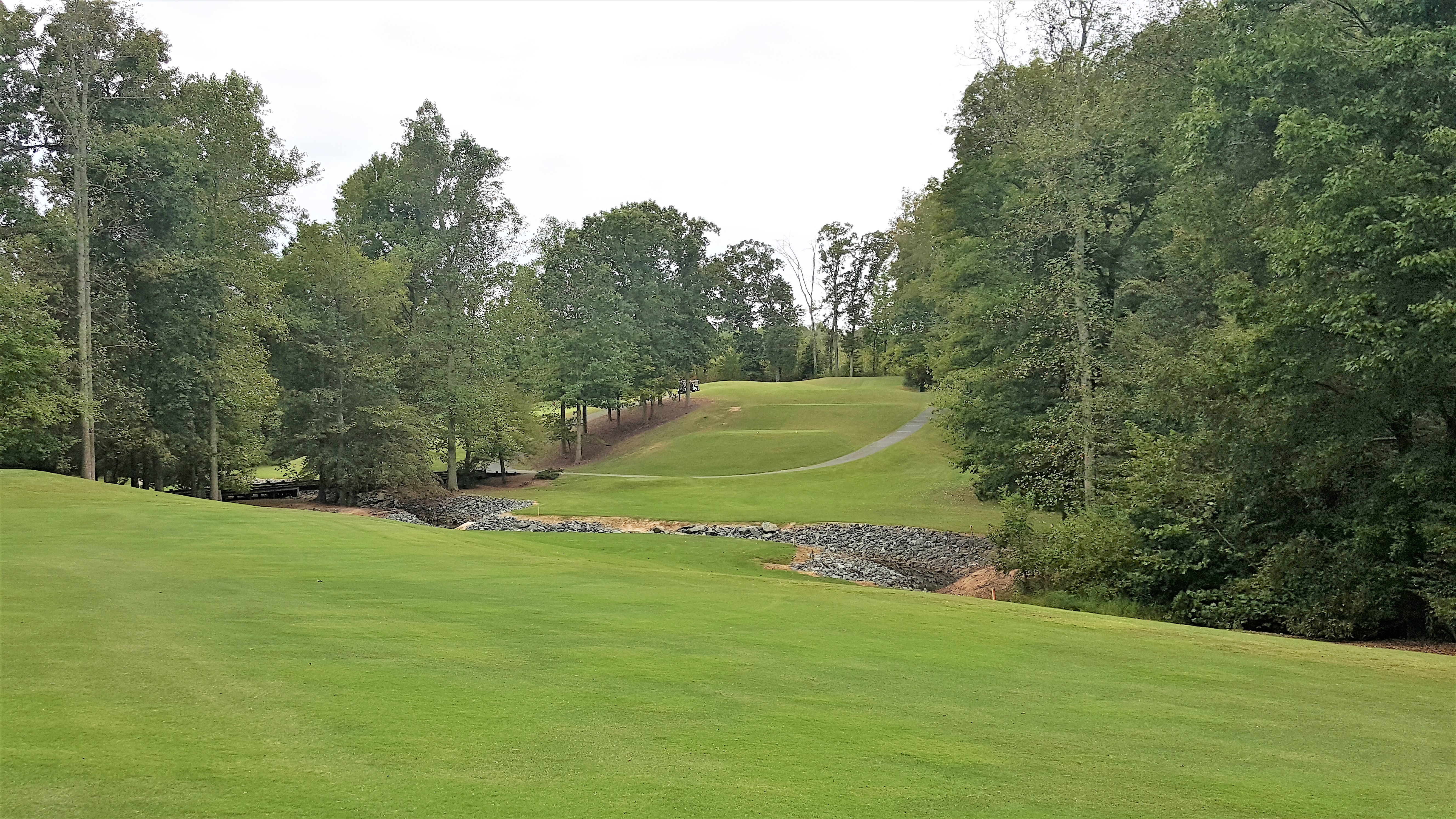 Looking back at the 6th Tee